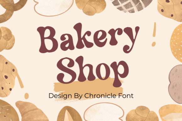 Bakery Shop Font: A Whimsical Typeface for Vintage Charm