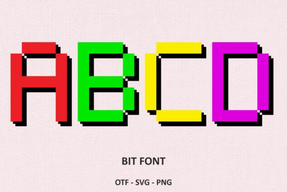 Bit Font: The 8-Bit Typeface for Modern Creators