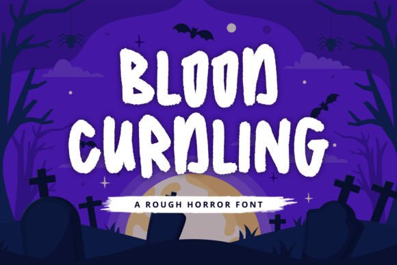 Blood Curdling Font: Where Cute Meets Creepy in Design