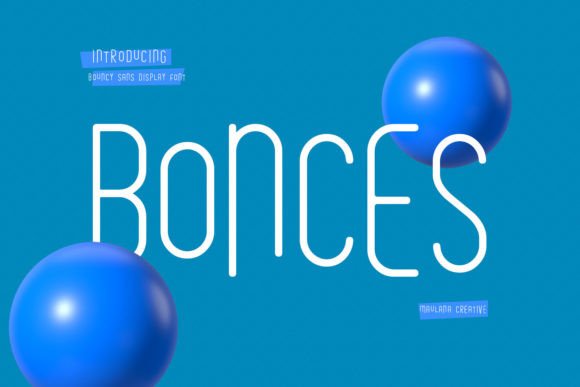 Bonces: The Bouncy Sans Serif That Brings Energy to Modern Design