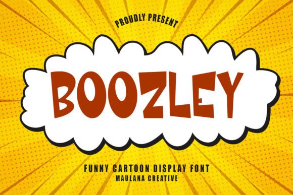 Boozley: The Playful Display Font for Creative Brands