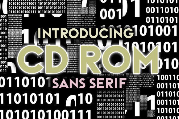 CD Rom Font: A Modern Sans Serif for Bold, Creative Projects