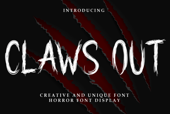 Claws Out Font: A Playful Typeface for Bold Branding