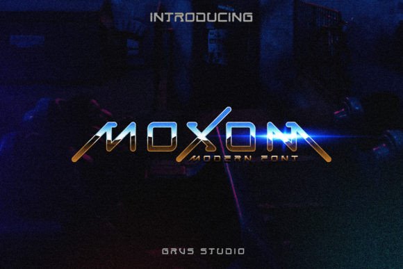 Grvs Moxom: A Futuristic Font for Bold, Modern Branding