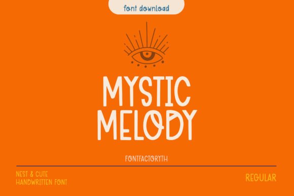 Mystic Melody Font: A Handwritten Touch for Modern Designs