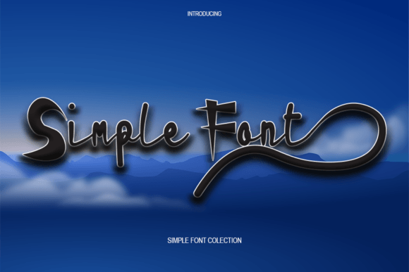 Simple Font: Where Martial Arts Energy Meets Clean Design