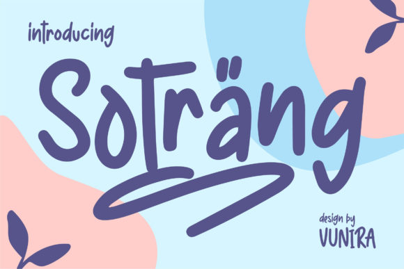 Sotrang Font: A Quirky Script for Creative Branding