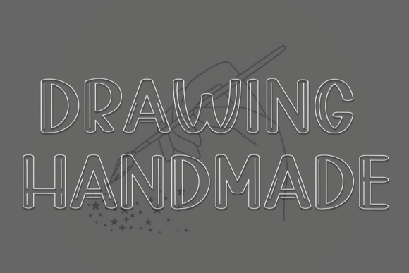 The Soft, Unique Touch of Drawing Handmade Font for Creative Projects
