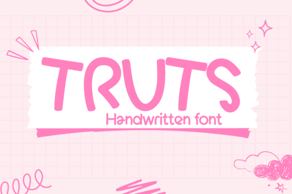 Truts Font: A Handwritten Typeface for Authentic Projects